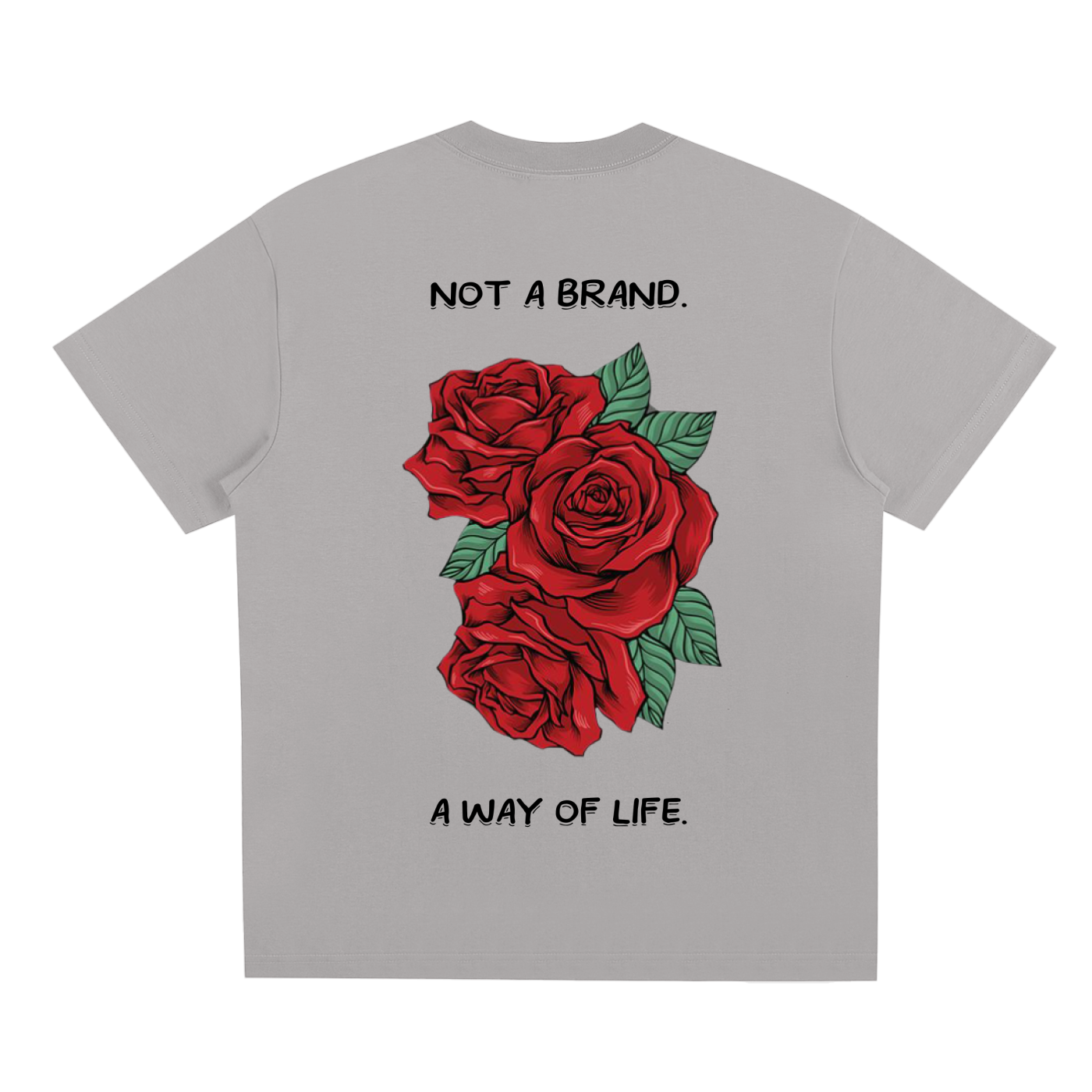 BILLION DOLLAZ 'rose comic' oversize tee