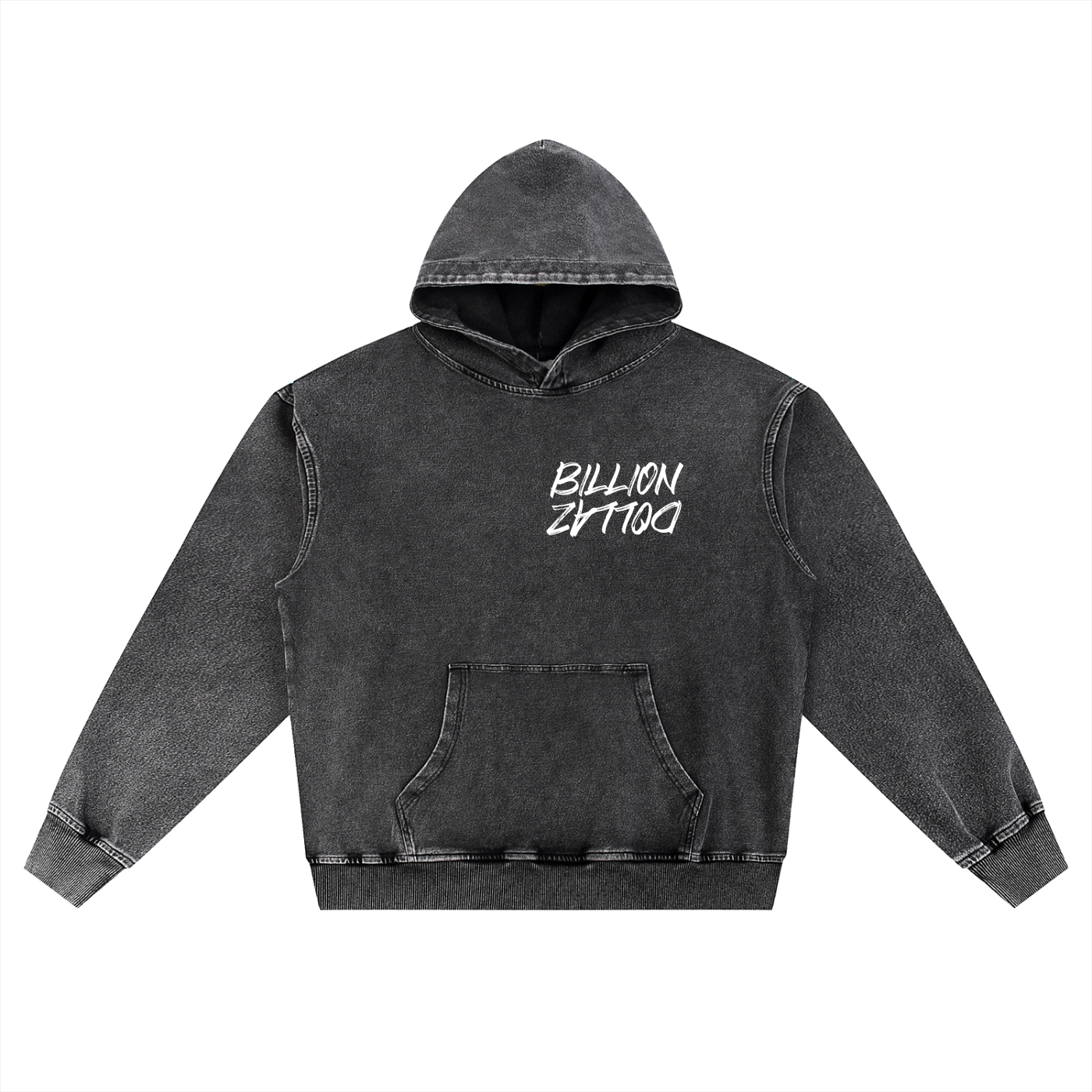 BILLION DOLLAZ "mirror" cotton hoodie