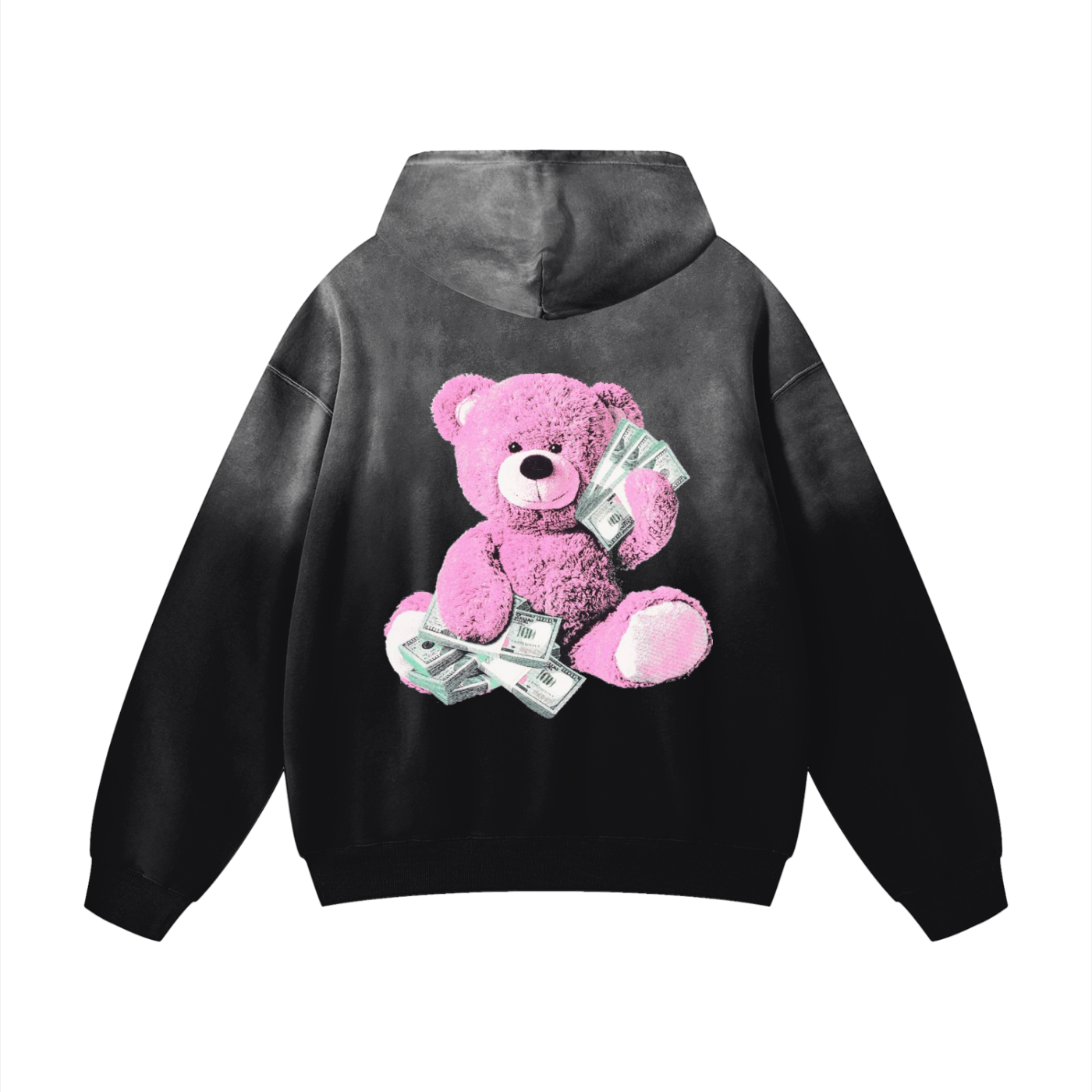 BILLION DOLLAZ 'BEAR' Sunfade Oversized Hoodie