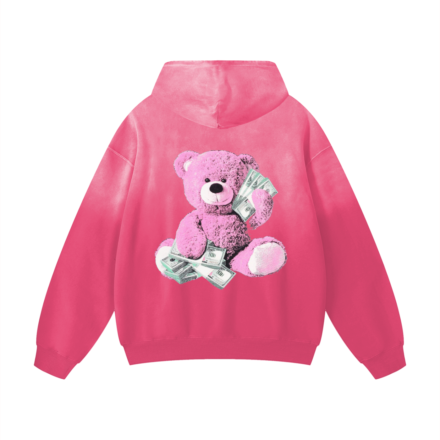 BILLION DOLLAZ 'BEAR' Sunfade Oversized Hoodie