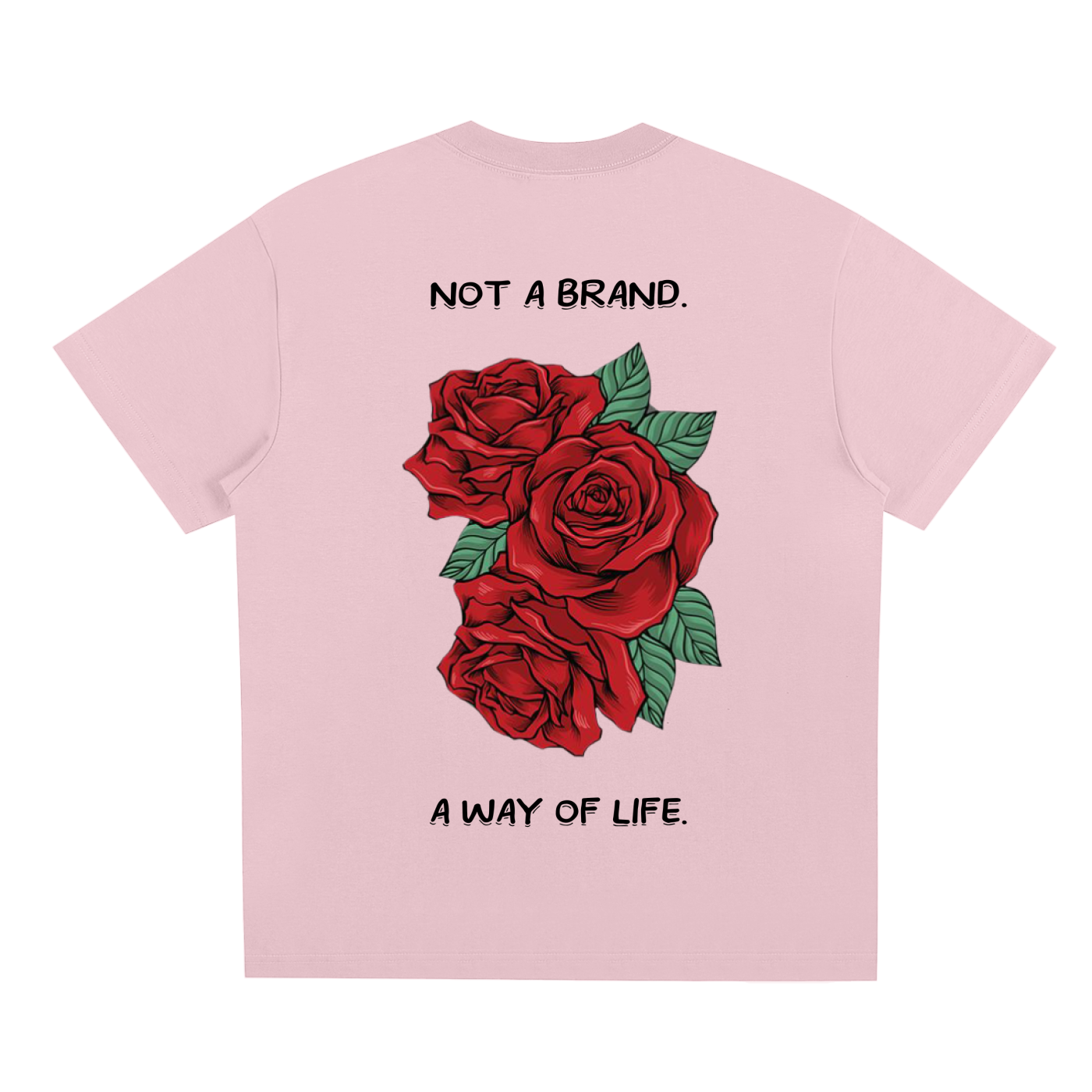 BILLION DOLLAZ 'rose comic' oversize tee