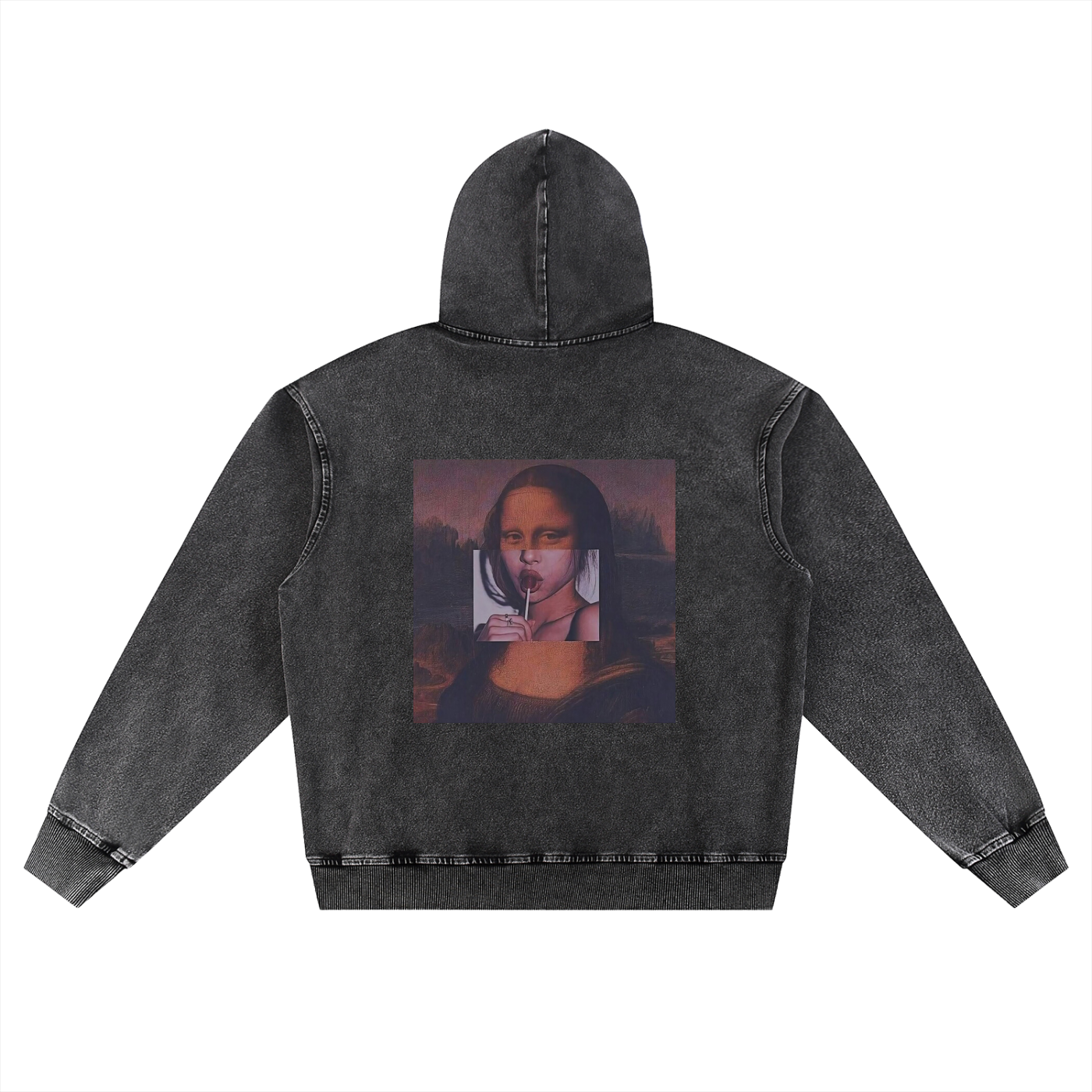 BILLION DOLLAZ Snow Wash Oversized Hoodie
