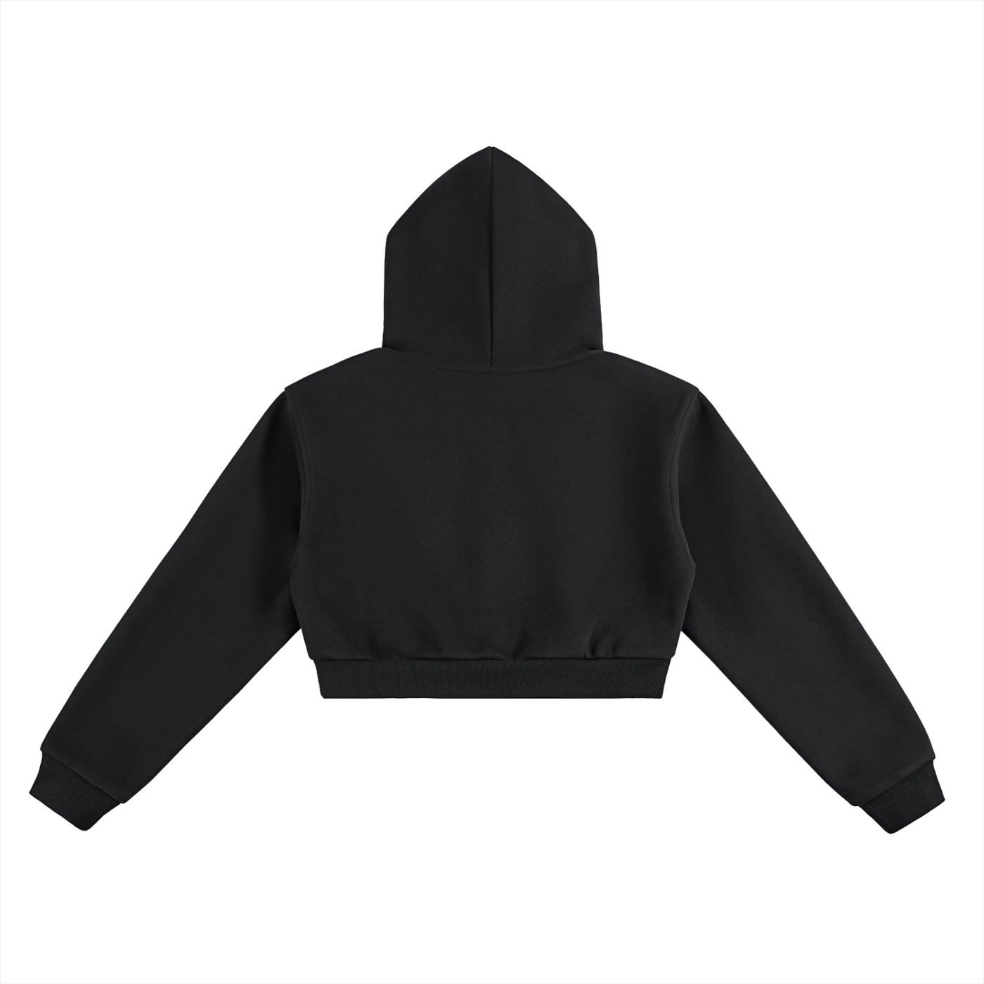BILLION DOLLAZ 'black comic' Cropped Hoodie