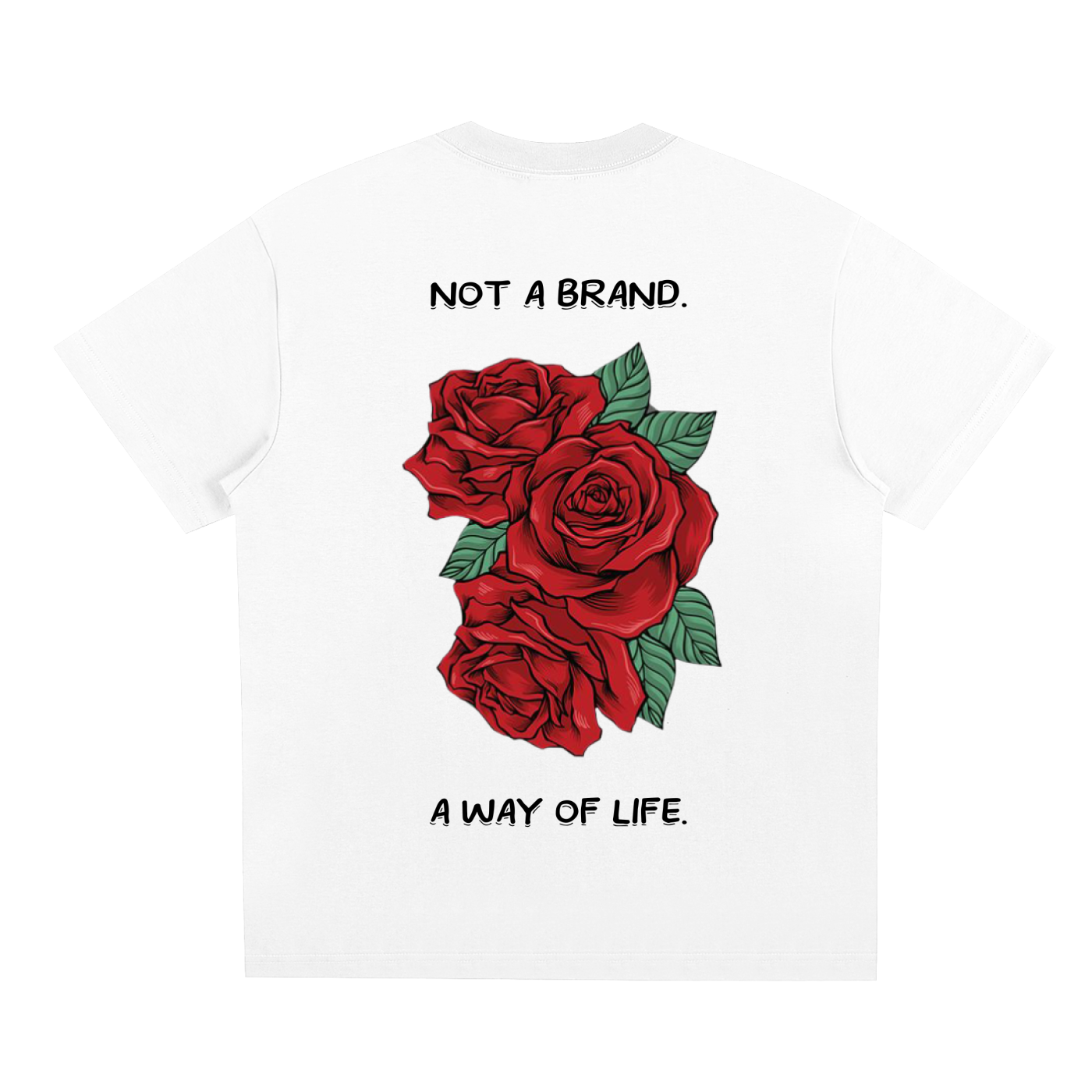 BILLION DOLLAZ 'rose comic' oversize tee