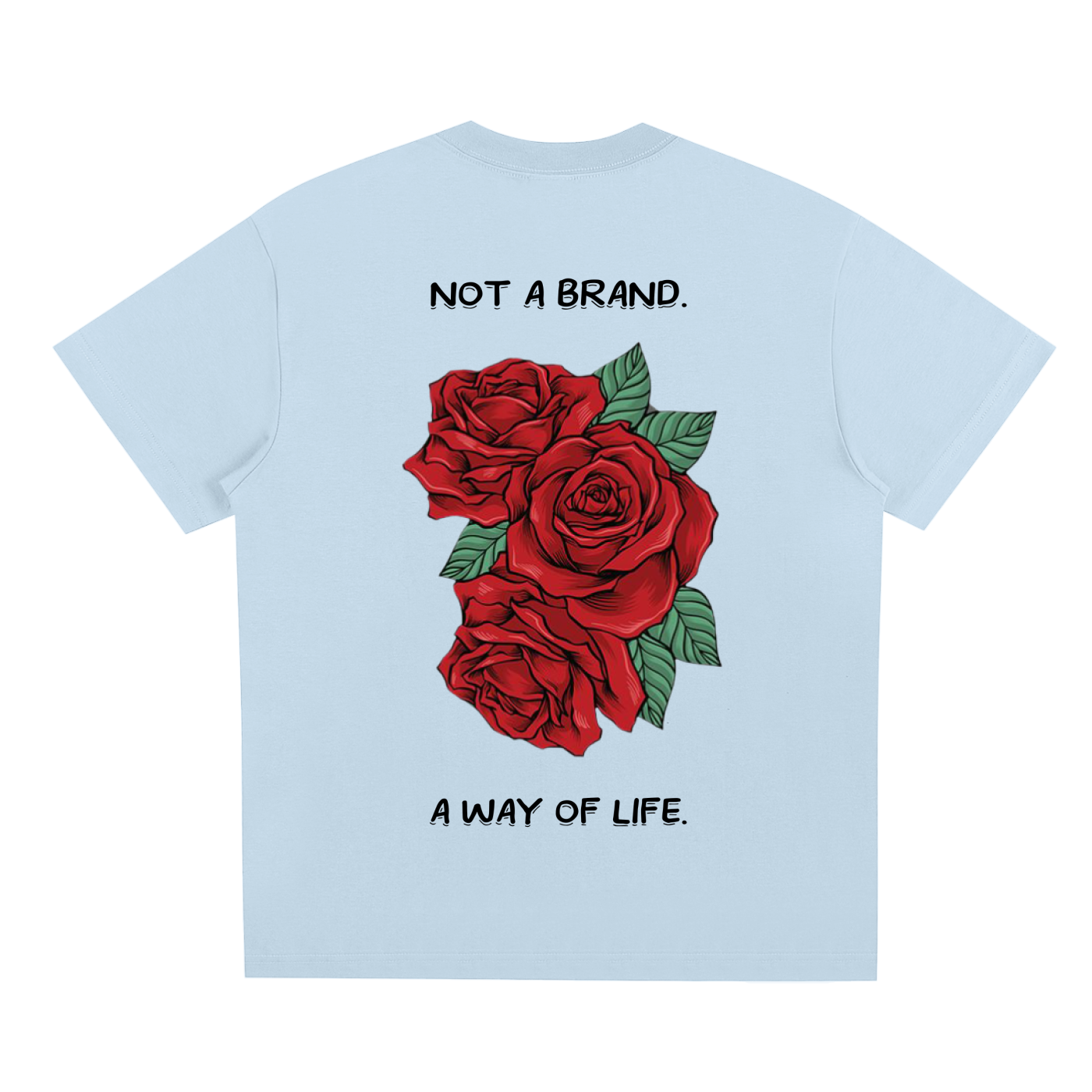 BILLION DOLLAZ 'rose comic' oversize tee