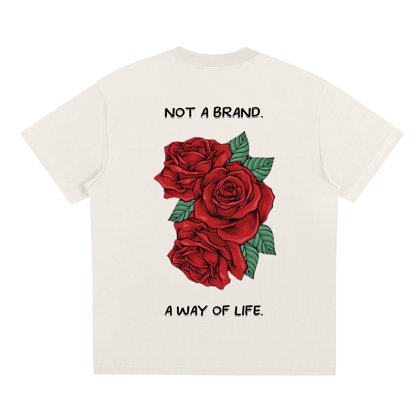 BILLION DOLLAZ 'rose comic' oversize tee