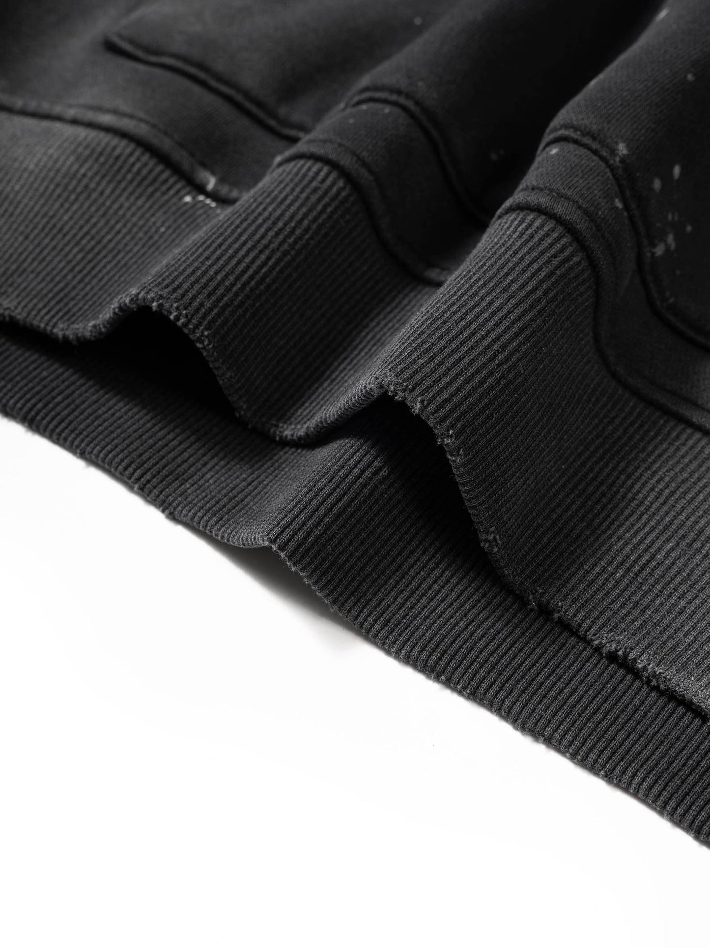 BILLION DOLLAZ Vintage Washed Frayed Hoodie