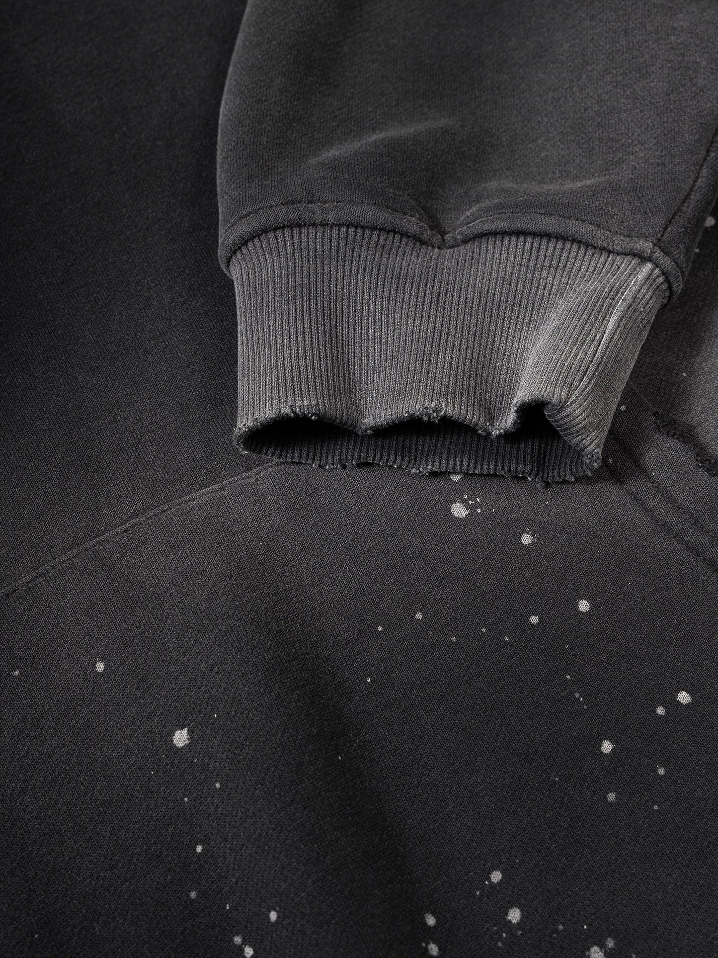 BILLION DOLLAZ Vintage Washed Frayed Hoodie